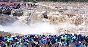 Yellow River Hukou Waterfall