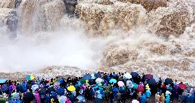 Yellow River Hukou Waterfall