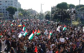 Demonstration in Support of Palestine Across Italy