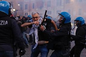 Demonstration in Support of Palestine Across Italy