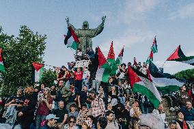 Demonstration in Support of Palestine Across Italy