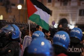 Demonstration in Support of Palestine Across Italy