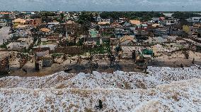 Atafona Coastal Erosion Aftermath - Brazil