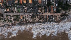 Atafona Coastal Erosion Aftermath - Brazil