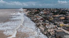 Atafona Coastal Erosion Aftermath - Brazil