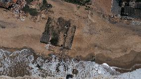 Atafona Coastal Erosion Aftermath - Brazil