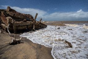 Atafona Coastal Erosion Aftermath - Brazil