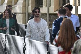 PFW Lacoste Outside Arrivals