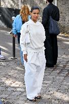 PFW Lacoste Outside Arrivals