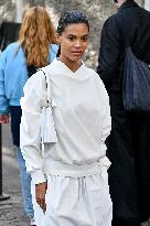 PFW Lacoste Outside Arrivals