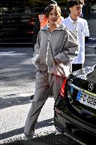 PFW Lacoste Outside Arrivals