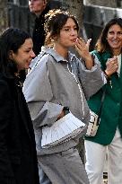 PFW Lacoste Outside Arrivals