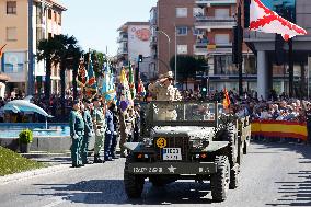 Infanta Elena de Borbon and Cristina de Borbon Attending Gran Homenaje - Madrid