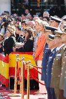 Infanta Elena de Borbon and Cristina de Borbon Attending Gran Homenaje - Madrid