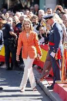 Infanta Elena de Borbon and Cristina de Borbon Attending Gran Homenaje - Madrid