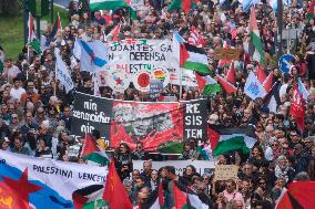 Galicia with Palestine Rally - Santiago de Compostela