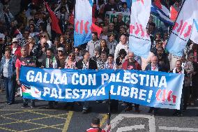 Galicia with Palestine Rally - Santiago de Compostela