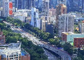 Futian CBD in Shenzhen