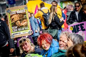 Protest Against The Livestock Industry - Amsterdam