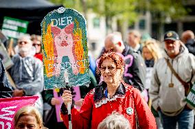 Protest Against The Livestock Industry - Amsterdam