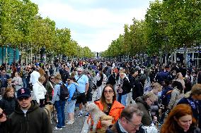 Animal Walk on the Avenue Des Champs Elysees - Paris
