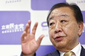 Japan opposition party head Noda