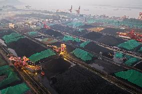 Yangtze River Wharf Coal Yard