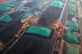 Yangtze River Wharf Coal Yard