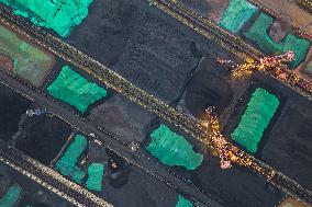 Yangtze River Wharf Coal Yard