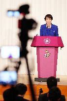 New Japan LDP leader Takaichi