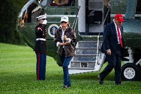 President Trump Speaks To Members Of The Media - DC