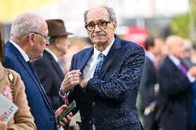 Eric Woerth At Qatar Prix De L Arc de Triomphe - Paris