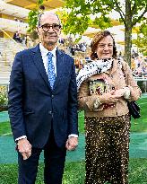 Eric Woerth At Qatar Prix De L Arc de Triomphe - Paris