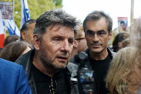The Tous 7 Octobre Association Organizes A March For Hostages Held By Hamas - Paris