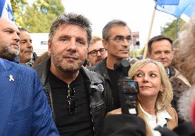 The Tous 7 Octobre Association Organizes A March For Hostages Held By Hamas - Paris