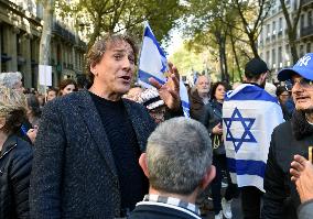 The Tous 7 Octobre Association Organizes A March For Hostages Held By Hamas - Paris