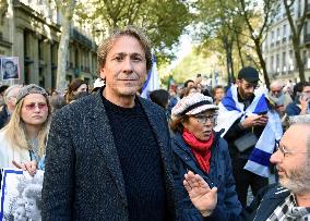 The Tous 7 Octobre Association Organizes A March For Hostages Held By Hamas - Paris