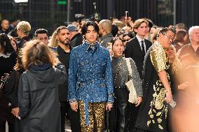 PFW Valentino Outside Arrivals