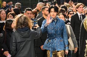 PFW Valentino Outside Arrivals