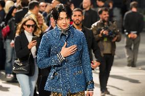 PFW Valentino Outside Arrivals