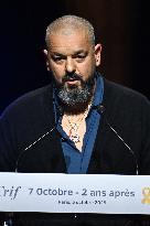 Tribute Evening For October 7 Victims - Paris