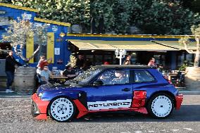 The New Renault 5 Turbo 3E Unveiled On The Calvi Harbour