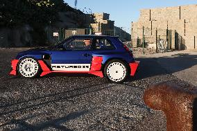 The New Renault 5 Turbo 3E Unveiled On The Calvi Harbour