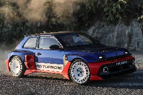 The New Renault 5 Turbo 3E Unveiled On The Calvi Harbour