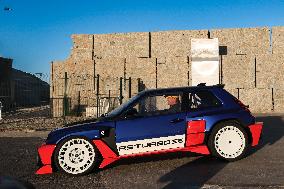 The New Renault 5 Turbo 3E Unveiled On The Calvi Harbour