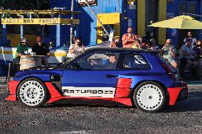 The New Renault 5 Turbo 3E Unveiled On The Calvi Harbour
