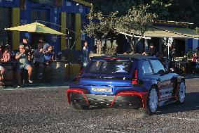 The New Renault 5 Turbo 3E Unveiled On The Calvi Harbour