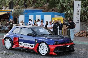 The New Renault 5 Turbo 3E Unveiled On The Calvi Harbour