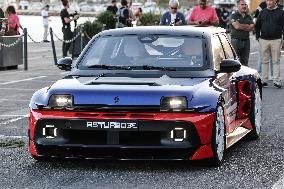 The New Renault 5 Turbo 3E Unveiled On The Calvi Harbour
