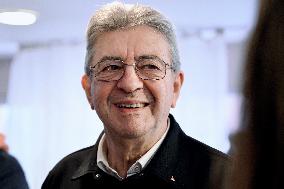 Jean Luc Melenchon And Emmanuel Fernandes LFI - Strasbourg